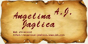 Angelina Jaglica vizit kartica